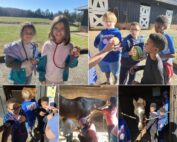 Kids from Boys & Girls Club of Orange learning about horses at Virginia Thoroughbred Project